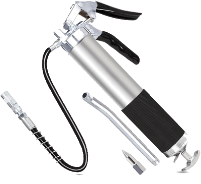 Kymera 8" Pistol Grip Grease Gun With Attachments